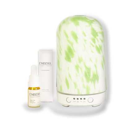 Green torte electric wellness diffuser & essential oil blend