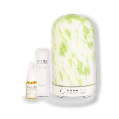 Green torte electric wellness diffuser & essential oil blend