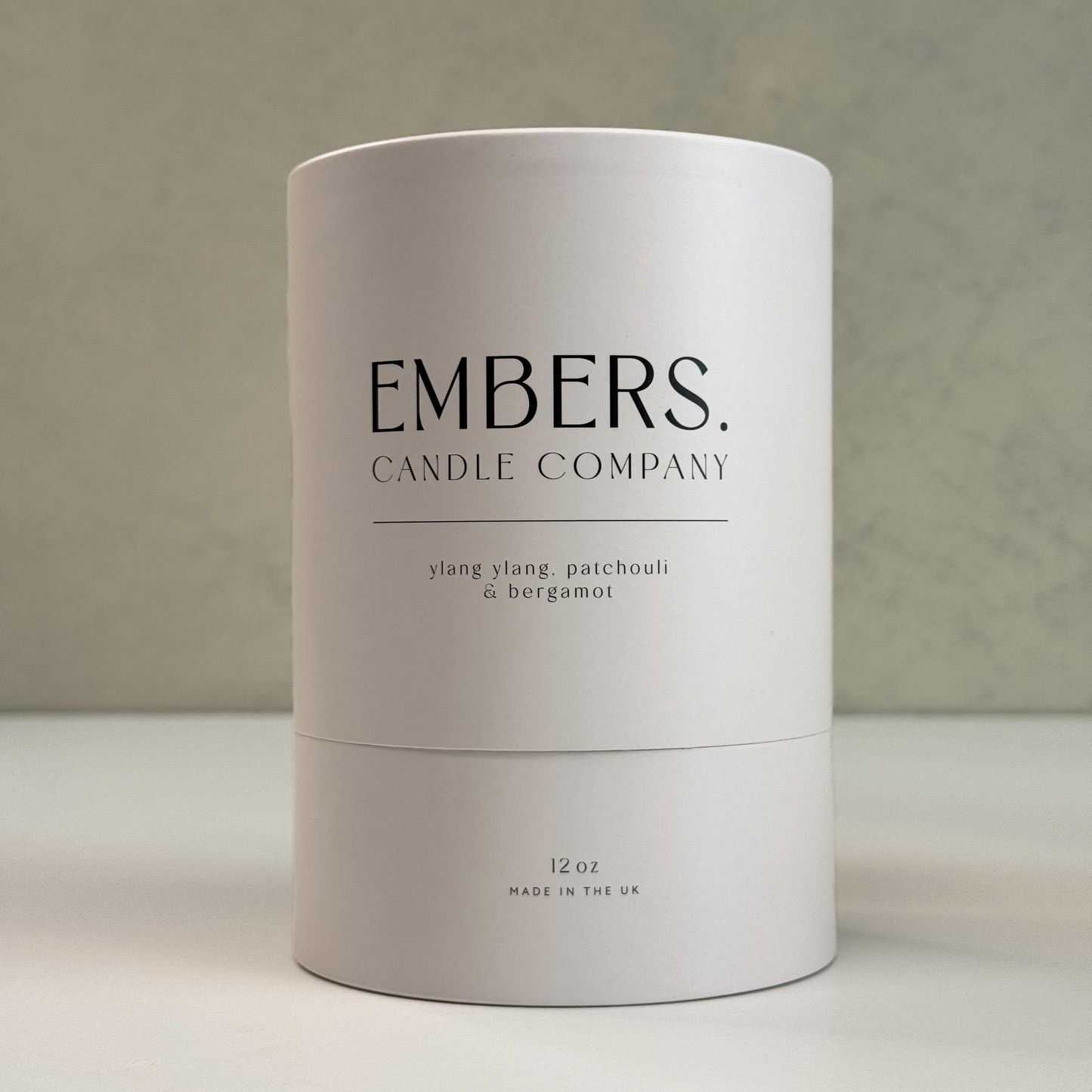 Ylang Ylang, Patchouli and Bergamot Ribed Vessel