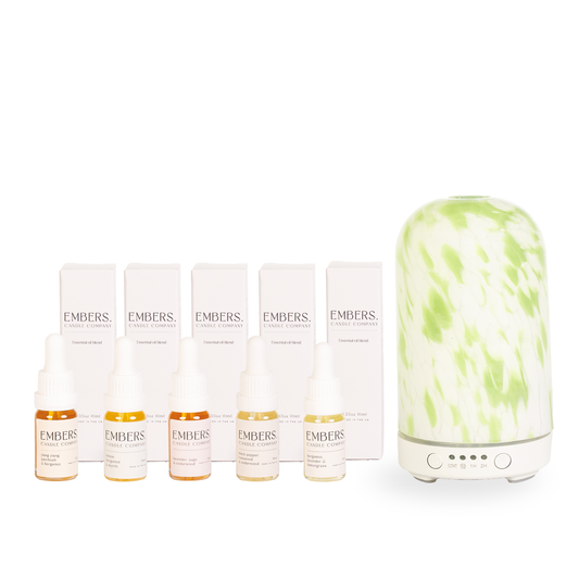 The Embers Scent Discovery Collection & Electric Wellness Diffuser