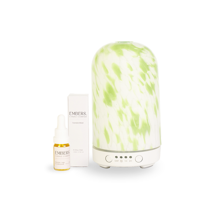 Green torte electric wellness diffuser & essential oil blend