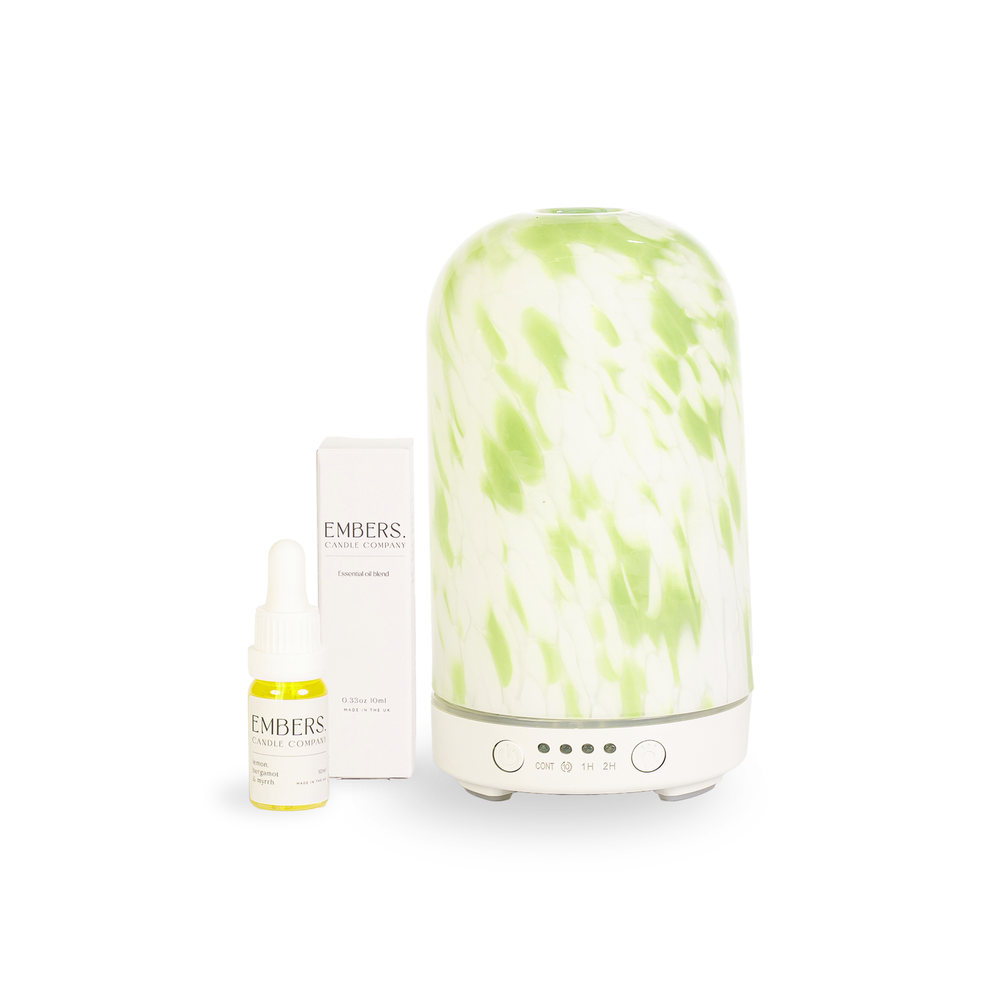 Green torte electric wellness diffuser & essential oil blend